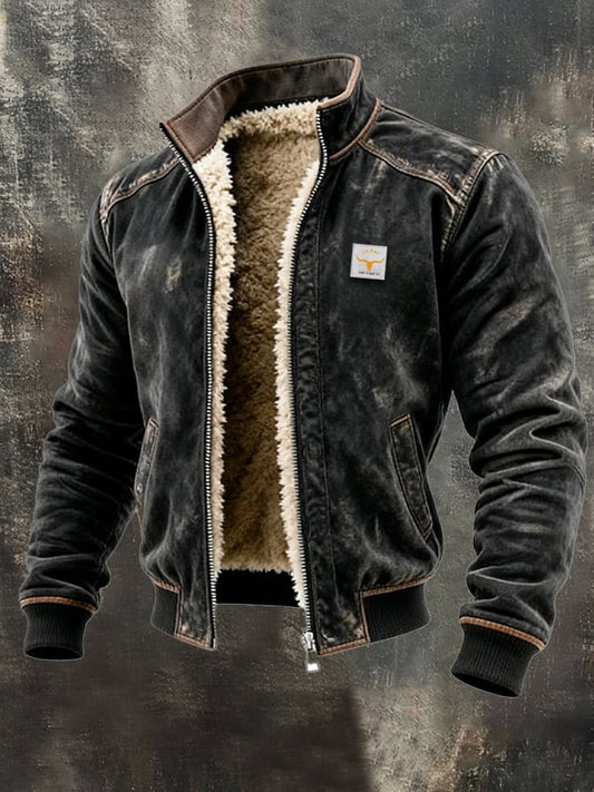 ANDRZEJ™ | VESTE VINTAGE AVEC DOUBLURE SHERPA