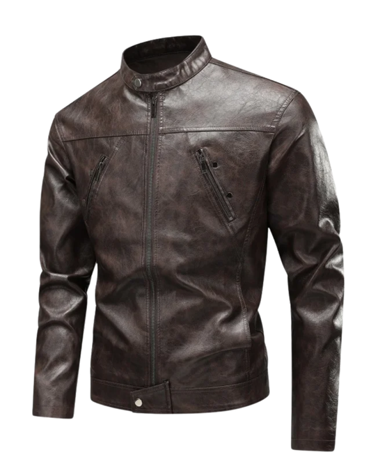 Andrzej™ | Veste en cuir style pilote